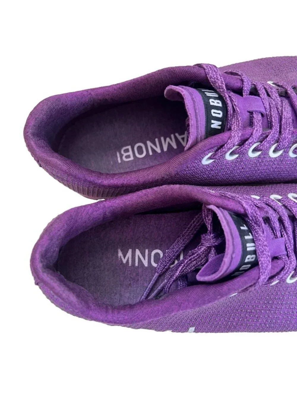 NOBULL SuperFabric Trainers Women 7.5 Men 6 Purple Camo Crossfit Shoes Sneakers